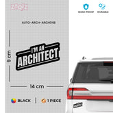 Durable Architect Design Decal for Vehicles